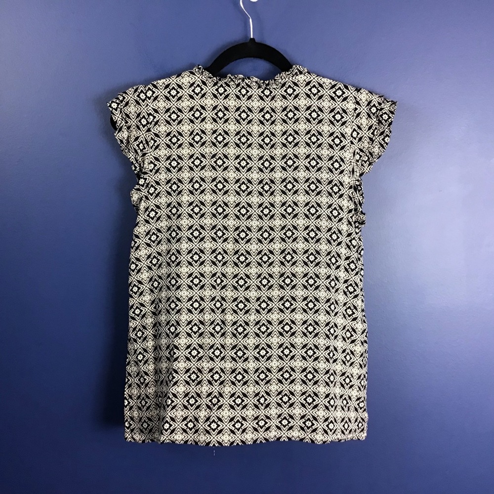 Thml Flutter Sleeve Boho Embroidered Top - image 4